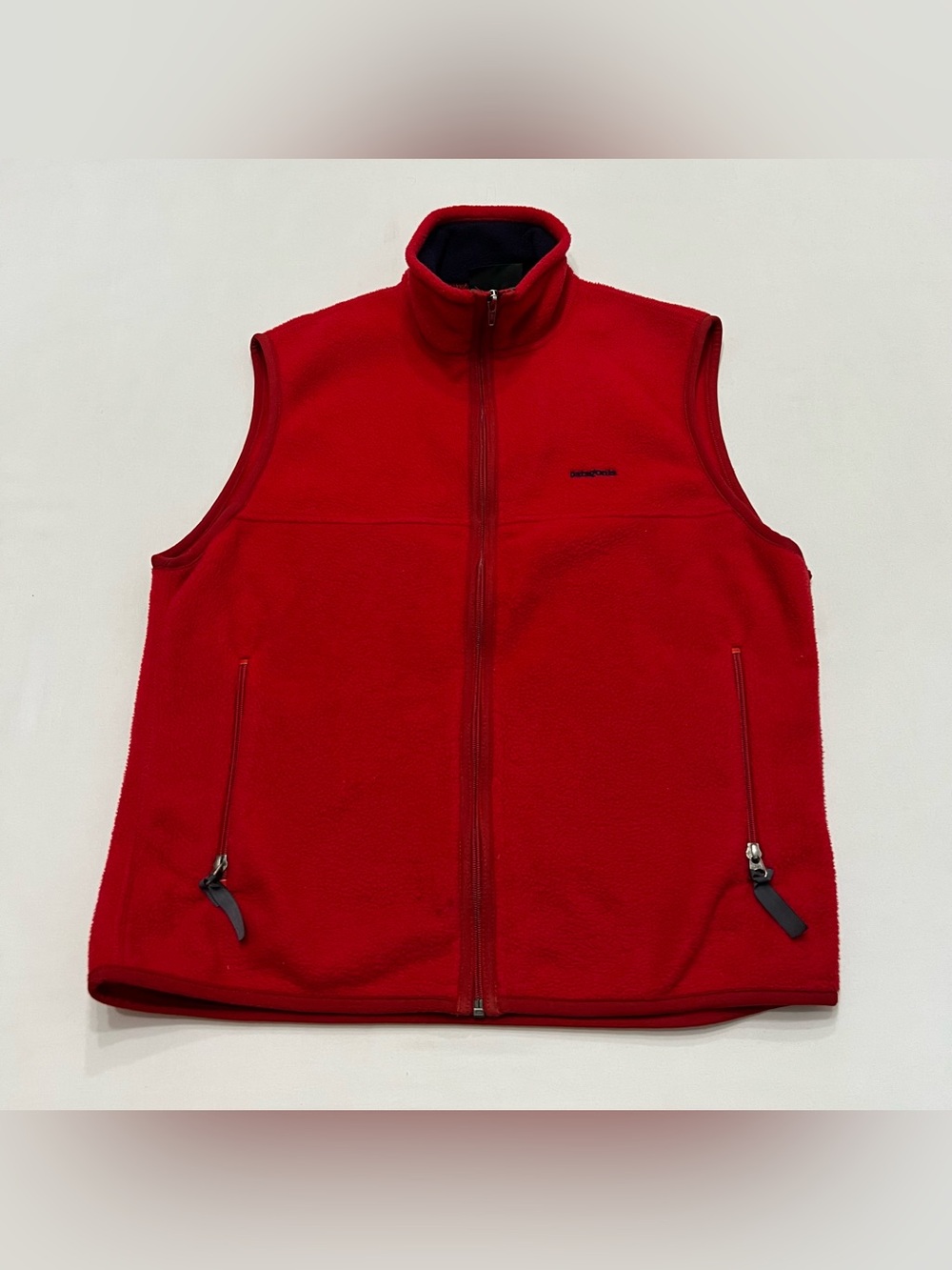 Vintage Made in USA Patagonia Synchilla Fleece Sleeveless Red Vest Men's Medium